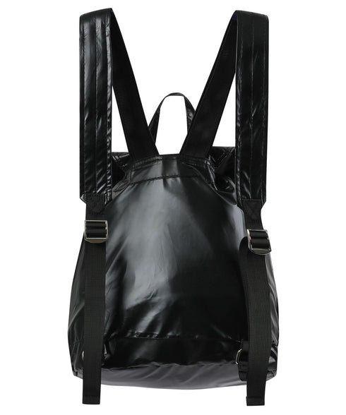 MUCENT(ムセント)/軽量 ミニ シャイニー ドローストリング ナップザック リュック バックパック/GLOSSY MINI BACKPACK | AT1252019 | ブラック