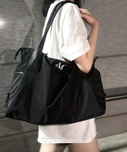 MUCENT(ムセント)/3WAY 大容量 ショルダーバッグ トートバッグ クロスバッグ/SIGNATURE LOGO TOTE BAG | AT1252020 | ブラック