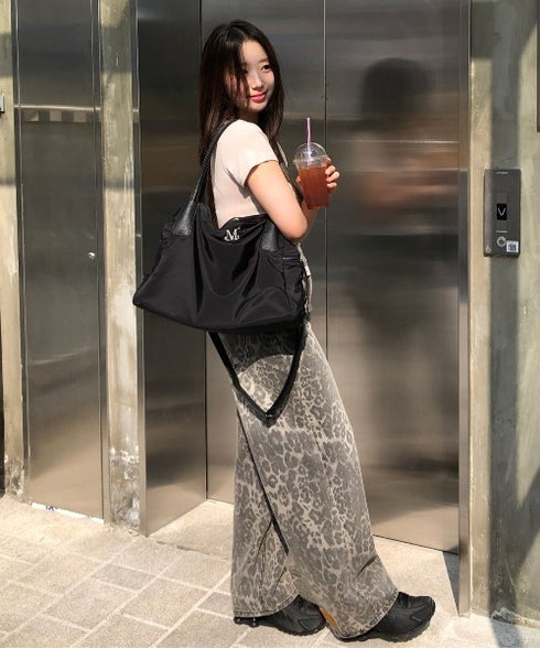 MUCENT(ムセント)/3WAY 大容量 ショルダーバッグ トートバッグ クロスバッグ/SIGNATURE LOGO TOTE BAG | AT1252020 | ブラック