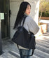 MUCENT(ムセント)/3WAY 大容量 ショルダーバッグ トートバッグ クロスバッグ/SIGNATURE LOGO TOTE BAG | AT1252020 | ブラック
