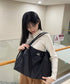 MUCENT(ムセント)/3WAY 大容量 ショルダーバッグ トートバッグ クロスバッグ/SIGNATURE LOGO TOTE BAG | AT1252020 | ブラック
