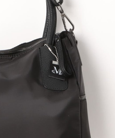 MUCENT(ムセント)/3WAY 大容量 ショルダーバッグ トートバッグ クロスバッグ/SIGNATURE LOGO TOTE BAG | AT1252020 | ブラック