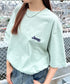 JEEP(ジープ)/グラフィック バックロゴ ロゴ刺繍 半袖 Tシャツ/M-Logo graphic t-shirt | AT2252021 | ミント