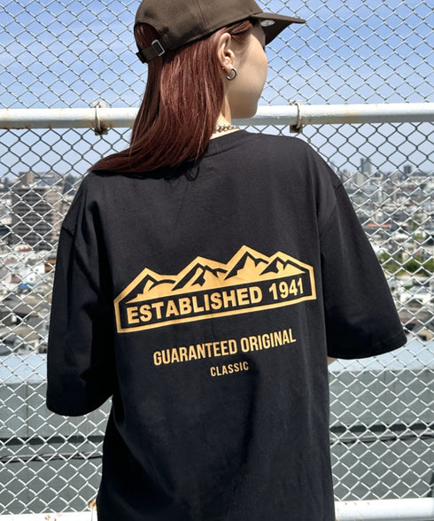 JEEP(ジープ)/グラフィック バックロゴ ロゴ刺繍 半袖 Tシャツ/M-Logo graphic t-shirt | AT2252021 | ブラック