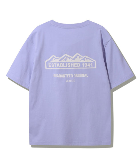 JEEP(ジープ)/グラフィック バックロゴ ロゴ刺繍 半袖 Tシャツ/M-Logo graphic t-shirt | AT2252021 | ライトパープル