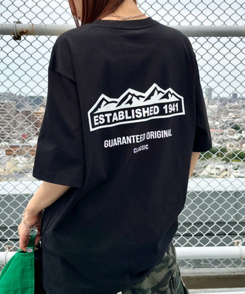 JEEP(ジープ)/グラフィック バックロゴ ロゴ刺繍 半袖 Tシャツ/M-Logo graphic t-shirt | AT2252021 | ブラック系その他