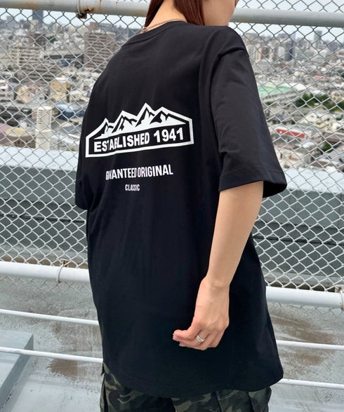 JEEP(ジープ)/グラフィック バックロゴ ロゴ刺繍 半袖 Tシャツ/M-Logo graphic t-shirt | AT2252021 | ブラック系その他