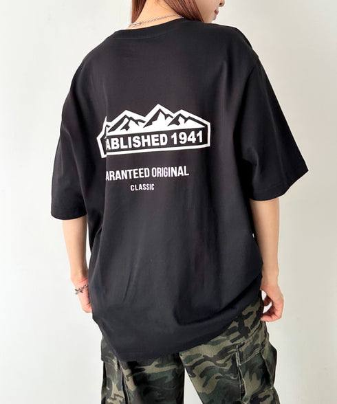 JEEP(ジープ)/グラフィック バックロゴ ロゴ刺繍 半袖 Tシャツ/M-Logo graphic t-shirt | AT2252021 | ブラック系その他