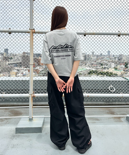 JEEP(ジープ)/グラフィック バックロゴ ロゴ刺繍 半袖 Tシャツ/M-Logo graphic t-shirt | AT2252021 | グレー