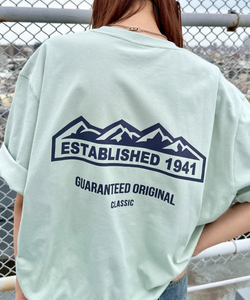 JEEP(ジープ)/グラフィック バックロゴ ロゴ刺繍 半袖 Tシャツ/M-Logo graphic t-shirt | AT2252021 | ミント