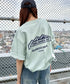 JEEP(ジープ)/グラフィック バックロゴ ロゴ刺繍 半袖 Tシャツ/M-Logo graphic t-shirt | AT2252021 | ミント