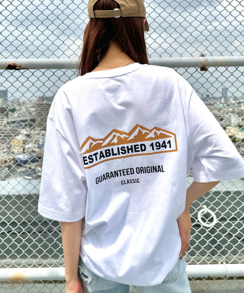 JEEP(ジープ)/グラフィック バックロゴ ロゴ刺繍 半袖 Tシャツ/M-Logo graphic t-shirt | AT2252021 | ホワイト系その他