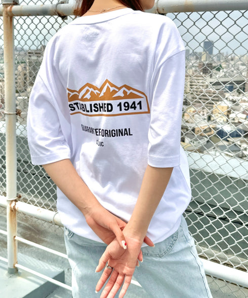 JEEP(ジープ)/グラフィック バックロゴ ロゴ刺繍 半袖 Tシャツ/M-Logo graphic t-shirt | AT2252021 | ホワイト系その他