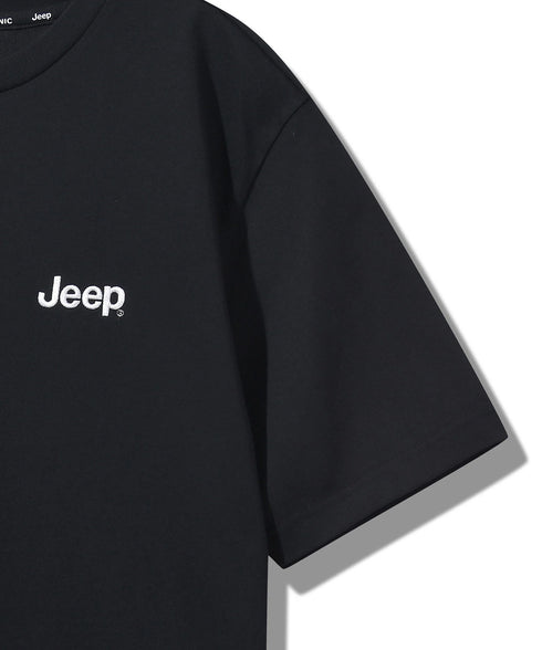 JEEP(ジープ)/グラフィック バックロゴ ロゴ刺繍 半袖 Tシャツ/M-Logo graphic t-shirt | AT2252021 | ブラック系その他