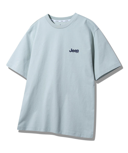 JEEP(ジープ)/グラフィック バックロゴ ロゴ刺繍 半袖 Tシャツ/M-Logo graphic t-shirt | AT2252021 | ミント