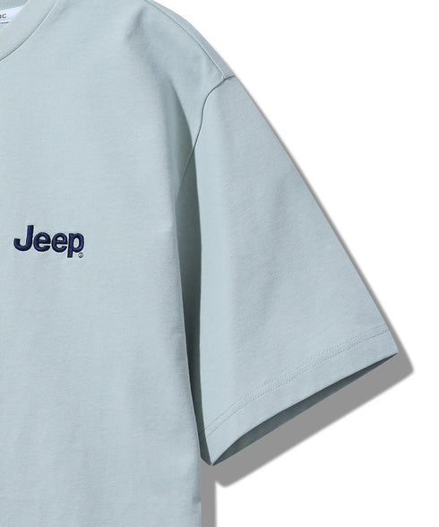 JEEP(ジープ)/グラフィック バックロゴ ロゴ刺繍 半袖 Tシャツ/M-Logo graphic t-shirt | AT2252021 | ミント