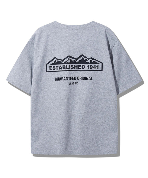 JEEP(ジープ)/グラフィック バックロゴ ロゴ刺繍 半袖 Tシャツ/M-Logo graphic t-shirt | AT2252021 | グレー