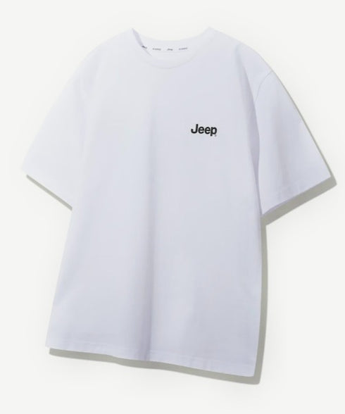 JEEP(ジープ)/グラフィック バックロゴ ロゴ刺繍 半袖 Tシャツ/M-Logo graphic t-shirt | AT2252021 | ホワイト系その他