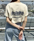 JEEP(ジープ)/グラフィック バックロゴ ロゴ刺繍 半袖 Tシャツ/M-Logo graphic t-shirt | AT2252021 | アイボリー