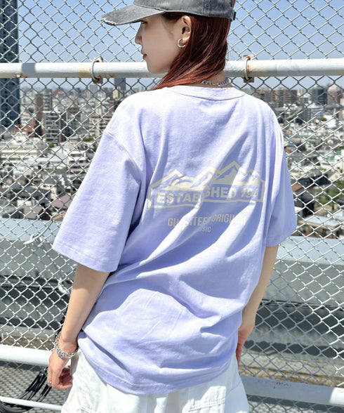 JEEP(ジープ)/グラフィック バックロゴ ロゴ刺繍 半袖 Tシャツ/M-Logo graphic t-shirt | AT2252021 | ライトパープル