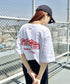 JEEP(ジープ)/グラフィック バックロゴ ロゴ刺繍 半袖 Tシャツ/M-Logo graphic t-shirt | AT2252021 | レッド