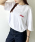 JEEP(ジープ)/グラフィック バックロゴ ロゴ刺繍 半袖 Tシャツ/M-Logo graphic t-shirt | AT2252021 | レッド