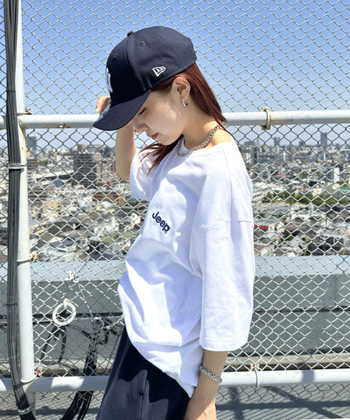 JEEP(ジープ)/グラフィック バックロゴ ロゴ刺繍 半袖 Tシャツ/M-Logo graphic t-shirt | AT2252021 | ホワイト