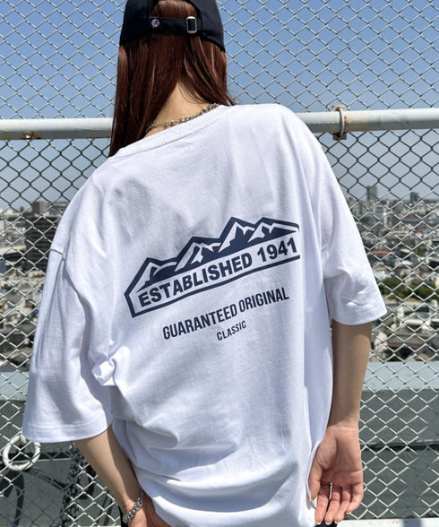JEEP(ジープ)/グラフィック バックロゴ ロゴ刺繍 半袖 Tシャツ/M-Logo graphic t-shirt | AT2252021 | ホワイト
