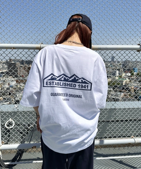 JEEP(ジープ)/グラフィック バックロゴ ロゴ刺繍 半袖 Tシャツ/M-Logo graphic t-shirt | AT2252021 | ホワイト