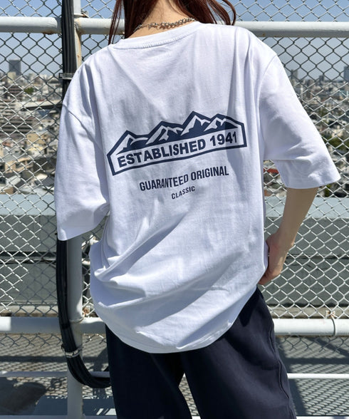 JEEP(ジープ)/グラフィック バックロゴ ロゴ刺繍 半袖 Tシャツ/M-Logo graphic t-shirt | AT2252021 | ホワイト