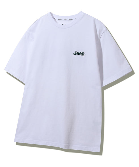 JEEP(ジープ)/グラフィック バックロゴ ロゴ刺繍 半袖 Tシャツ/M-Logo graphic t-shirt | AT2252021 | グリーン