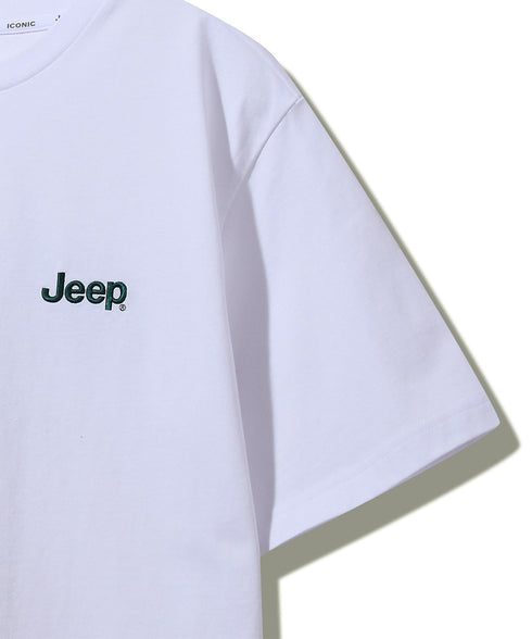 JEEP(ジープ)/グラフィック バックロゴ ロゴ刺繍 半袖 Tシャツ/M-Logo graphic t-shirt | AT2252021 | グリーン
