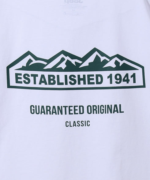 JEEP(ジープ)/グラフィック バックロゴ ロゴ刺繍 半袖 Tシャツ/M-Logo graphic t-shirt | AT2252021 | グリーン