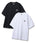 JEEP(ジープ)/2枚組セット 2P ワンポイント ロゴ刺繍 半袖 Tシャツ/2PACK Single air gram t-shirt | AT2252022 | ホワイト×ブラック