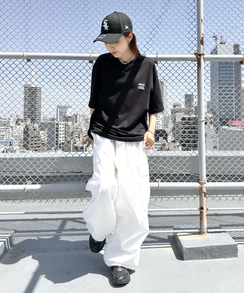 JEEP(ジープ)/2枚組セット 2P ワンポイント ロゴ刺繍 半袖 Tシャツ/2PACK Single air gram t-shirt | AT2252022 | ブラック