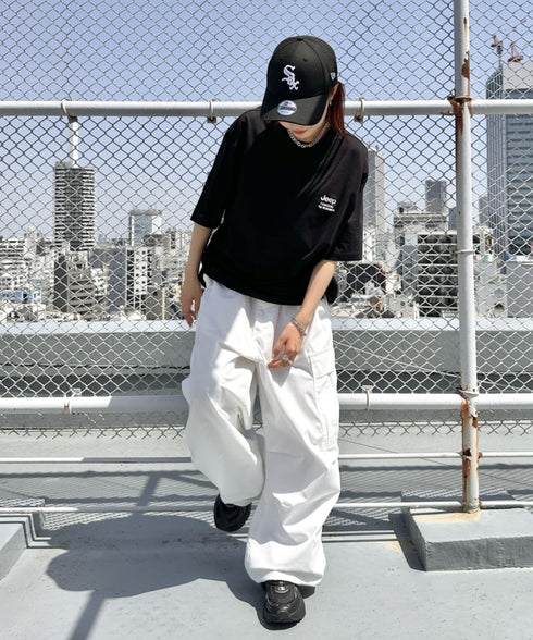 JEEP(ジープ)/2枚組セット 2P ワンポイント ロゴ刺繍 半袖 Tシャツ/2PACK Single air gram t-shirt | AT2252022 | ブラック