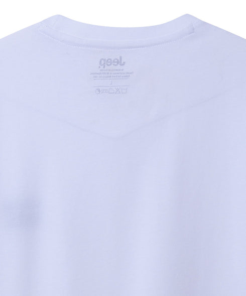 JEEP(ジープ)/2枚組セット 2P ワンポイント ロゴ刺繍 半袖 Tシャツ/2PACK Single air gram t-shirt | AT2252022 | ホワイト