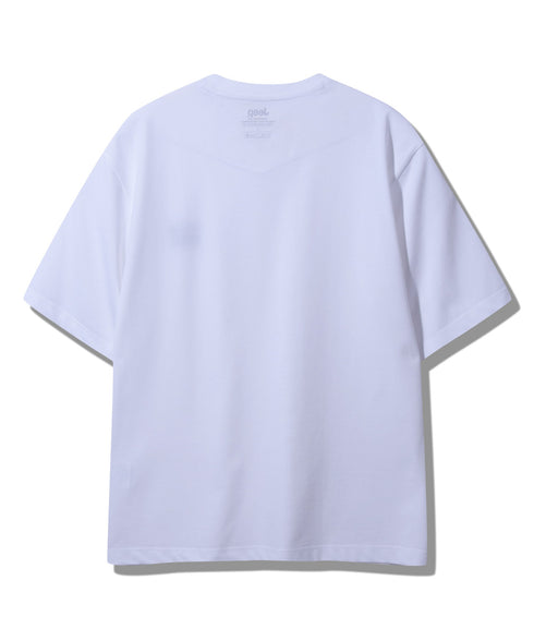 JEEP(ジープ)/2枚組セット 2P ワンポイント ロゴ刺繍 半袖 Tシャツ/2PACK Single air gram t-shirt | AT2252022 | ホワイト