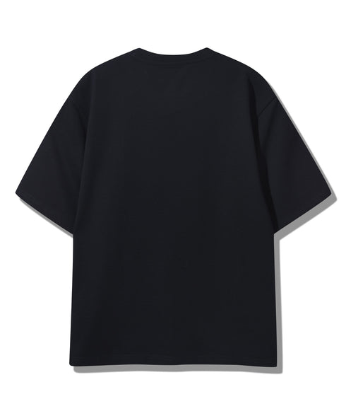 JEEP(ジープ)/2枚組セット 2P ワンポイント ロゴ刺繍 半袖 Tシャツ/2PACK Single air gram t-shirt | AT2252022 | ブラック