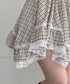 イレヘムチェックレースミニスカパン | LO2255257 | アイボリー