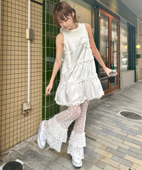 2段フリルレースパンツ | SL2255038 | ホワイト