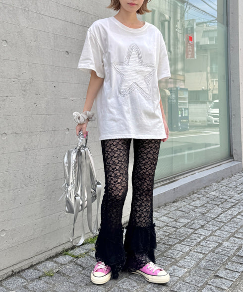 2段フリルレースパンツ | SL2255038 | ブラック