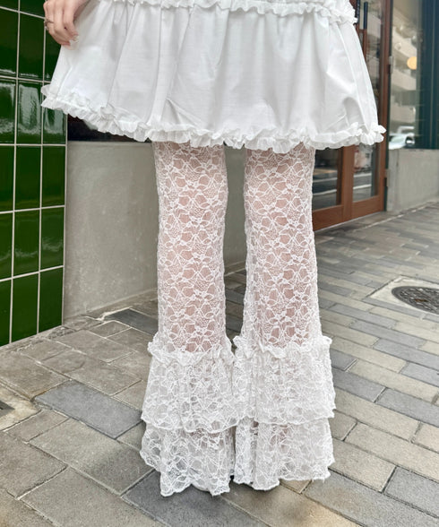 2段フリルレースパンツ | SL2255038 | ホワイト