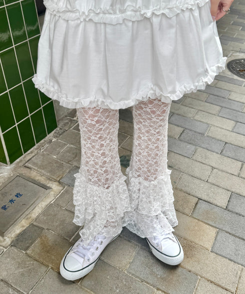 2段フリルレースパンツ | SL2255038 | ホワイト