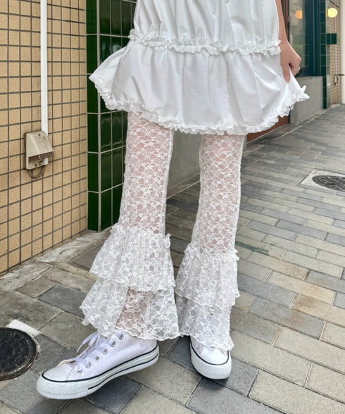 2段フリルレースパンツ | SL2255038 | ホワイト