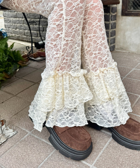 2段フリルレースパンツ | SL2255038 | アイボリー