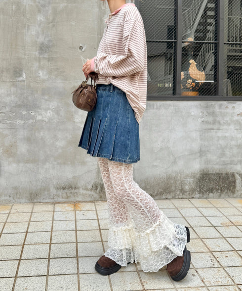 2段フリルレースパンツ | SL2255038 | アイボリー