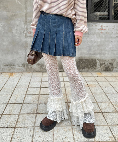 2段フリルレースパンツ | SL2255038 | アイボリー