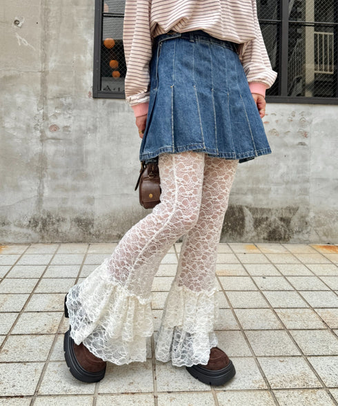 2段フリルレースパンツ | SL2255038 | アイボリー