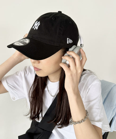 【NEW ERA】ニューエラ キャップ 9TWENTY MLB NY YANKEES MINI LOGO CAP ニューヨークヤンキース 帽子 | 5192005 | ブラック